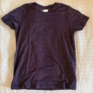 Zara  Deep Purple and Blue Short Sleeve Tee S/M
